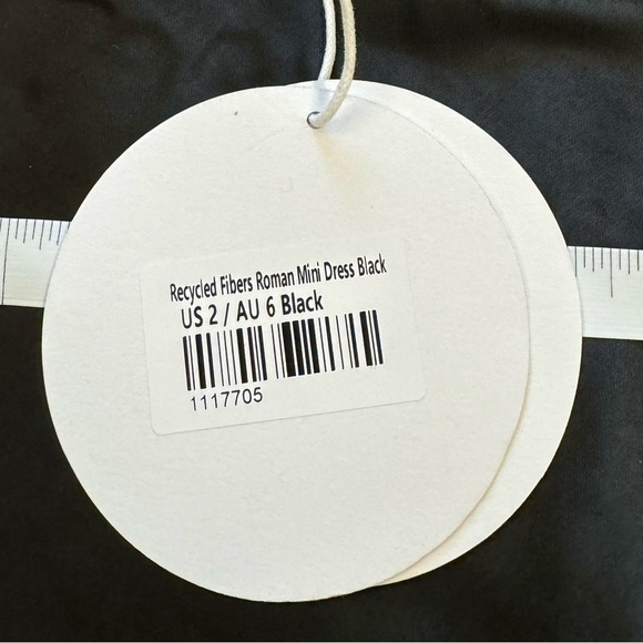 NWT Princess Polly ROMAN MINI DRESS BLACK 2 - Picture 8 of 11